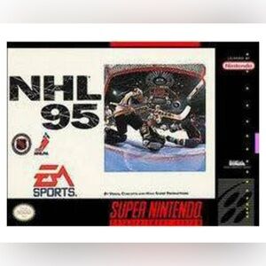 NHL 95 Super Nintendo Game Cart only‎